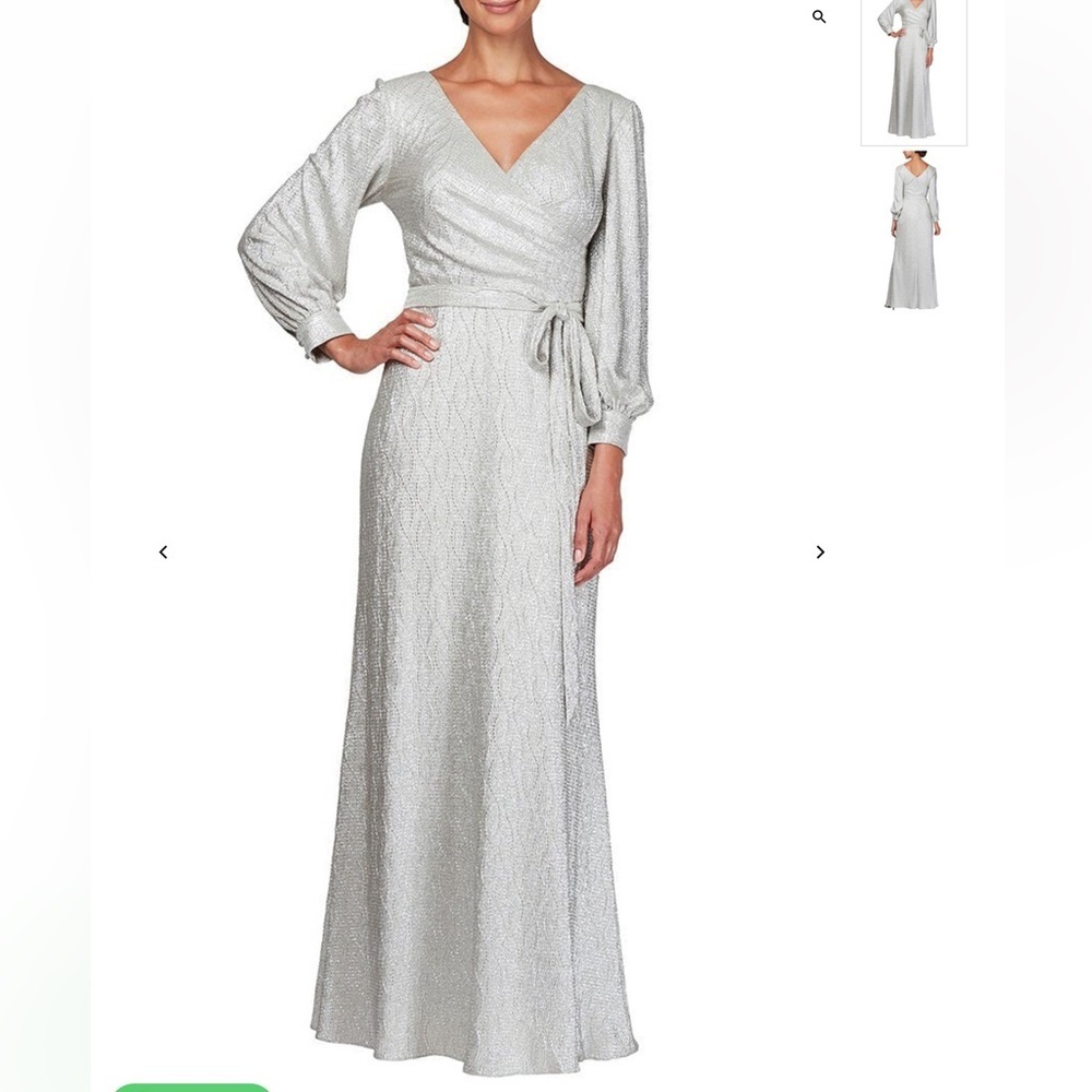 Alex Evenings Sequins Column Gown